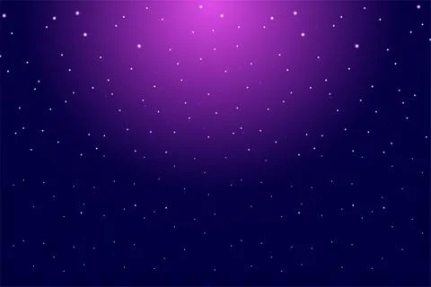 Beautiful Gradient Starry Night Background. Stock Illustration