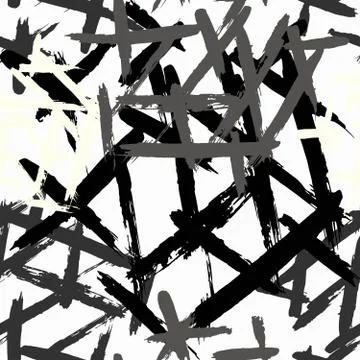 Beautiful graffiti pattern on a black background vector illustration イラスト素材