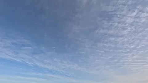 Beautiful gray textured clouds on a cloudy day. Time-lapse mode Stock Footage 306010885