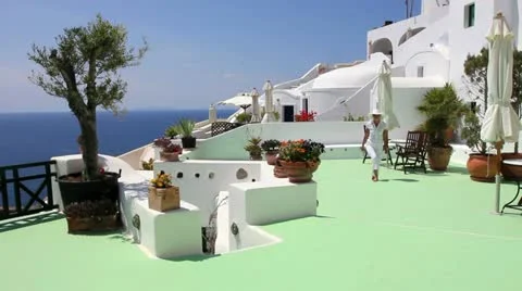 Beautiful Greece architecture Stock Footage 24633310