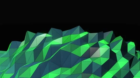 Beautiful Green Abstract Motion Background, Seamless Looping Stock Footage 66689222