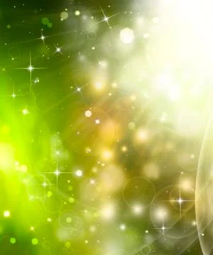 Beautiful green festive background Stock Illustration