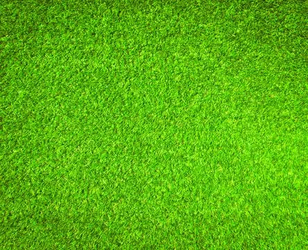 Beautiful green grass pattern from golf course for background. Copy space for Stock Photos