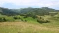 Beautiful green hills and mountains in Ukraine HD Footage