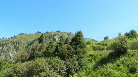 Beautiful green mountains Video stock 331252127