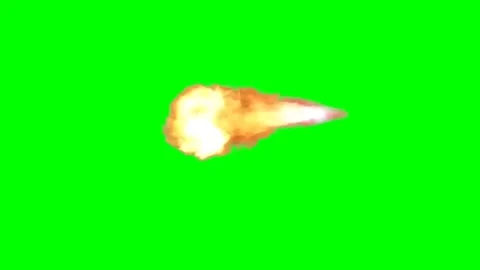 Beautiful Green Screen Dragon Fire Effects 4K Video Footage Stock Footage 324623619