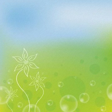Beautiful green stripe spring background Stock Illustration