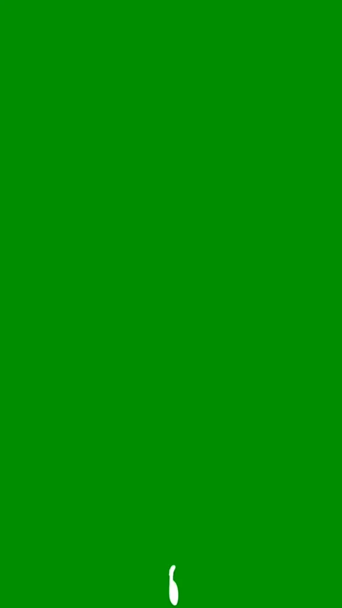 Beautiful hand drawn drop heart animation on green screen frame by frame Video stock 316474375