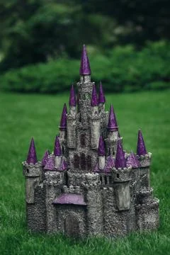 Beautiful handmade castle Stock Photos