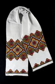 Beautiful handmade embroidery Stock Photos