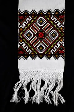 Beautiful handmade embroidery Stock Photos