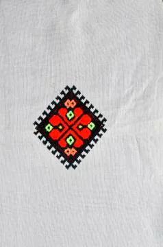 Beautiful handmade embroidery Stock Photos