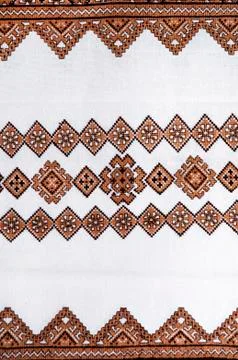 Beautiful handmade embroidery Stock Photos