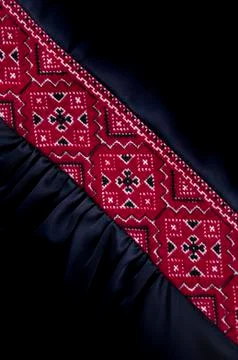 Beautiful handmade embroidery Stock Photos