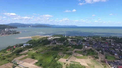 Beautiful, happy, nature, travel, fun, family, amazing, japan, green, drone, Stock Footage