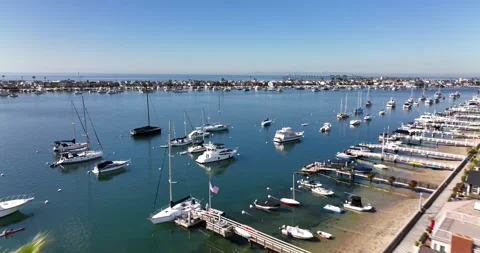 Beautiful Harbor 5K Stock Footage 230486732