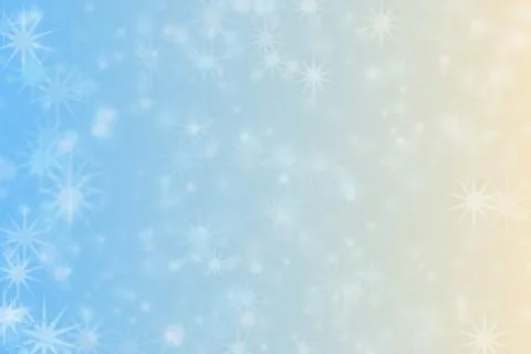 Beautiful harmonic colored abstract bachground with star shaped bokeh pattern Stock Illustration