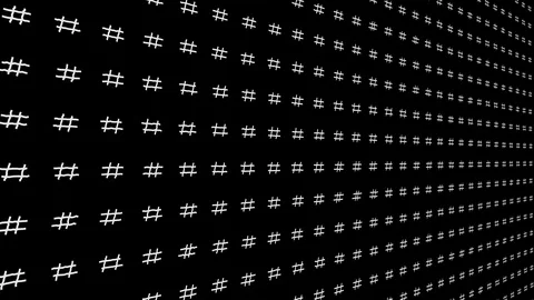 Beautiful Hash Tag Pattern for Motion Graphics and Wedding 스톡 동영상 91615541