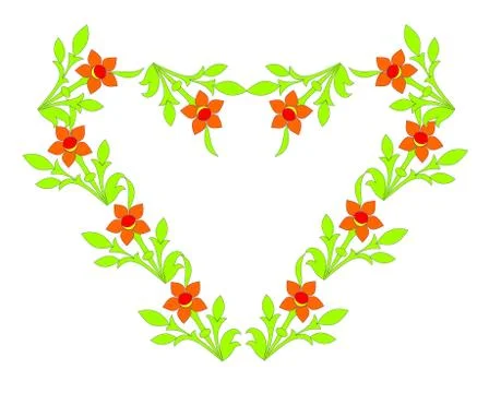 Beautiful heart. Stock-Illustration