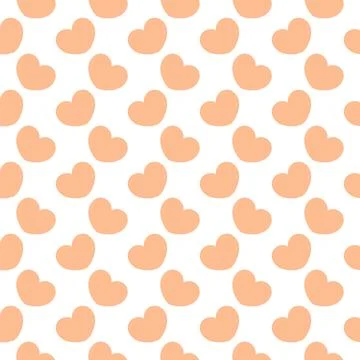 Beautiful heart seamless pattern Stock Illustration