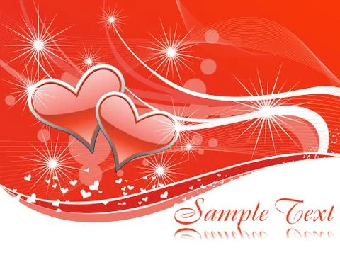 Beautiful heart vector Stock Illustration