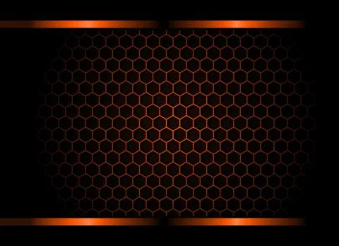 Beautiful Hexagonal Gaming Background Illustration Stock Illustration