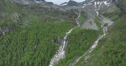 Beautiful high altitude snow capped mountains landscape in sichuan, China Video stock 300899080