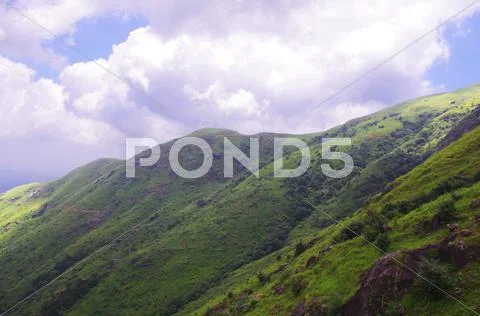 Beautiful hill of chinese Nanling great ridge Stock Photos