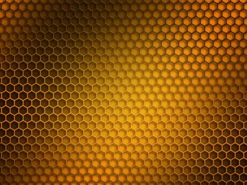 Beautiful Honeycomb Background 스톡 일러스트