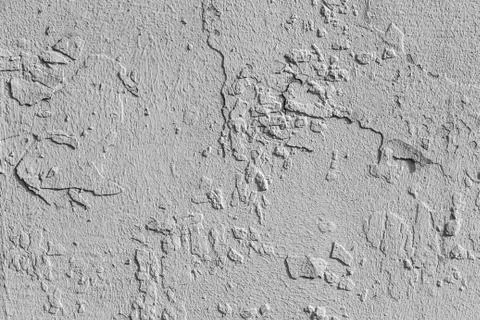 Beautiful horizontal texture of part of old concrete wall painted in white co 스톡 사진