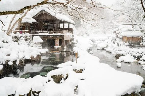 Beautiful hot spring Stock Photos