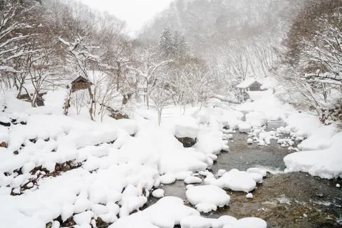 Beautiful hot spring Stock Photos