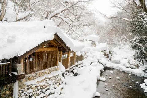 Beautiful hot spring Stock Photos