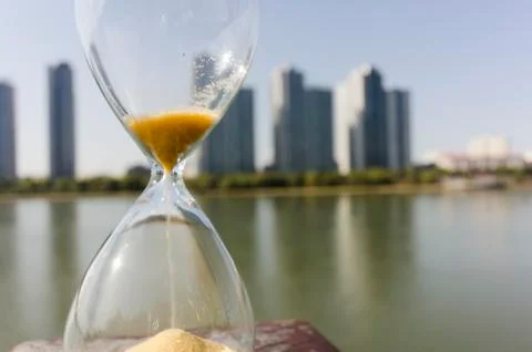 Beautiful hourglass, timer Stock-Fotos
