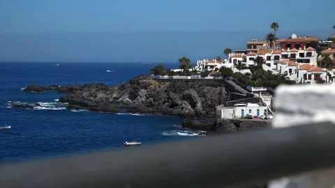 Beautiful house on the beach Stock Footage 71364044