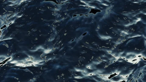 Beautiful, huge waves during a storm at sea. Stock Footage 264518686