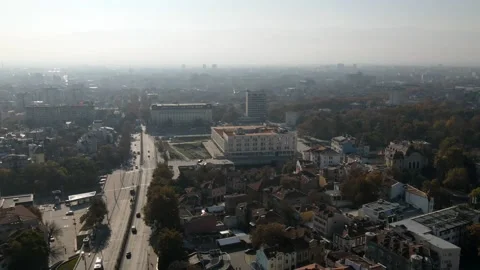 A beautiful hyperlapse over the Post of Plovdiv, Bulgaria 스톡 동영상 143893438