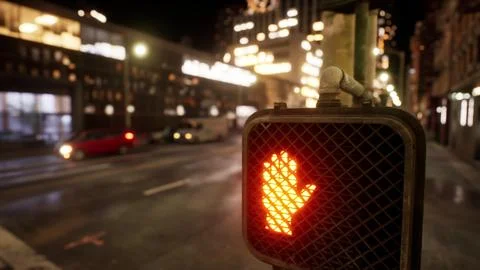 Beautiful Hyperlapse timelapse of night Miami city traffic Stock Illustration