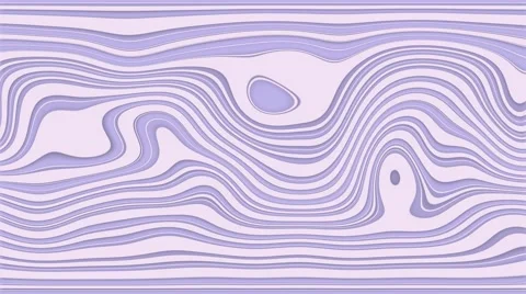 Beautiful hypnotic abstract curly waves and lines loopable pattern. Light Stock Footage 65219158