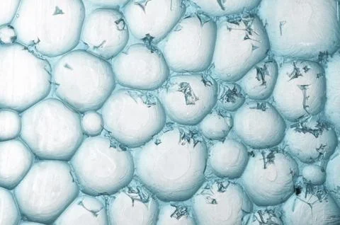 A beautiful ice blue structur Stock Photos