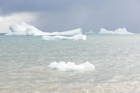 Beautiful icebergs Stock Photos
