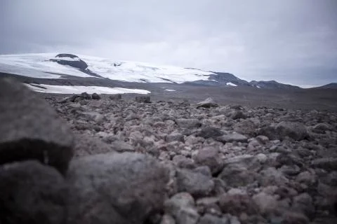 Beautiful icelandic view Stock Photos