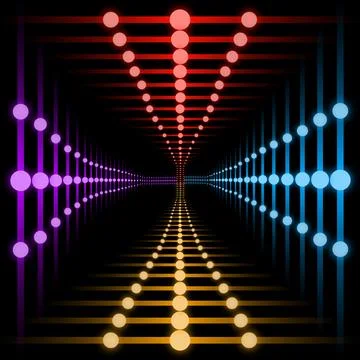 A beautiful illusion design. Stock Illustration