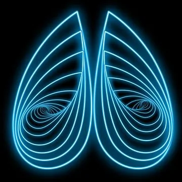 A beautiful illusion design. Stock Illustration