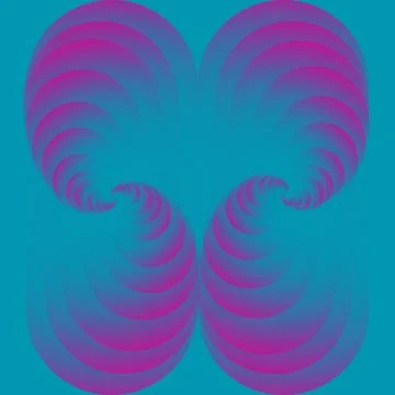 Beautiful illusion design Stock Illustration