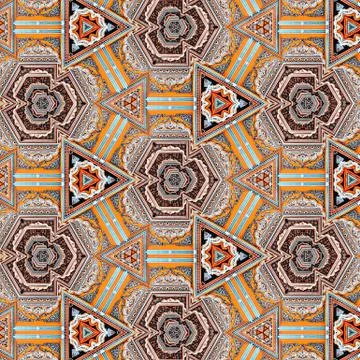 Beautiful illustration of multicolored patterns and designs. Concept of home Stock Illustration