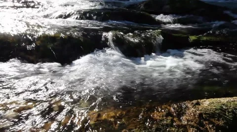 Beautiful impression of waterfall Stock Footage 40013616