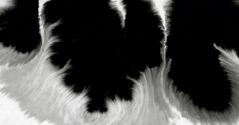 Beautiful ink absorbing into plain paper Stock Footage 73685285