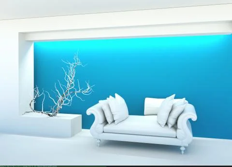 Beautiful interior design 스톡 일러스트