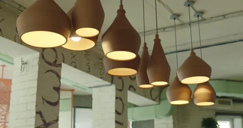Beautiful interior of easter cuisine restaurant. Authentic georgian restaurant Stock Footage 270487617